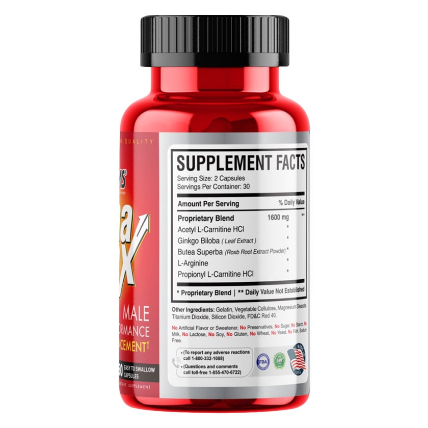 AMS Penamax Male Performance Enhancer Capsules - 60 Capsules