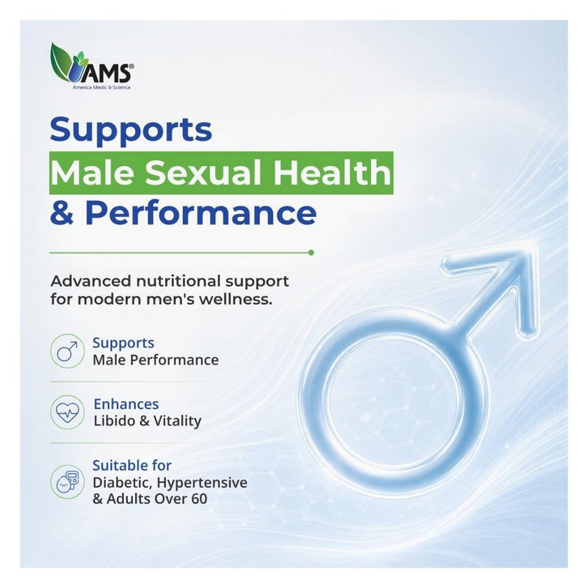 AMS Penamax Male Performance Enhancer Capsules - 60 Capsules