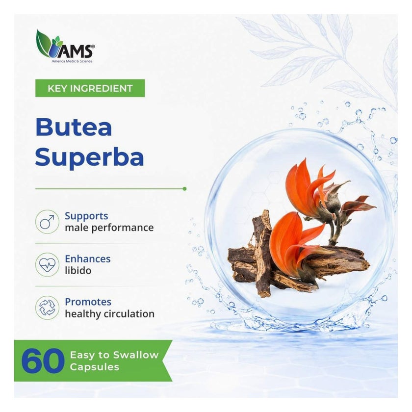 AMS Penamax Male Performance Enhancer Capsules - 60 Capsules