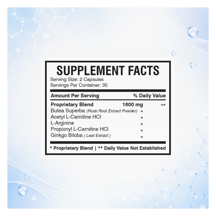 AMS Penamax Male Performance Enhancer Capsules - 60 Capsules