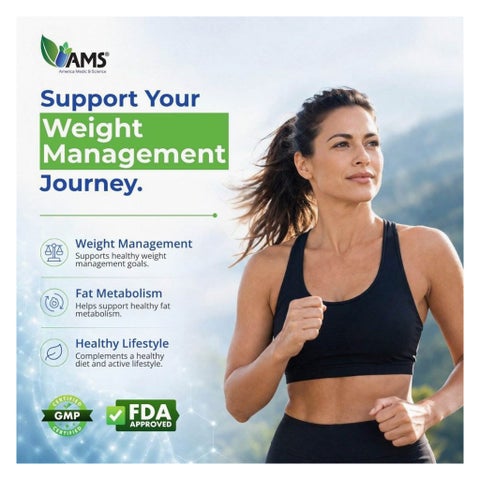 AMS Raspberry Ketone Lean Capsules, Weight Management - 2 x 60 Capsules