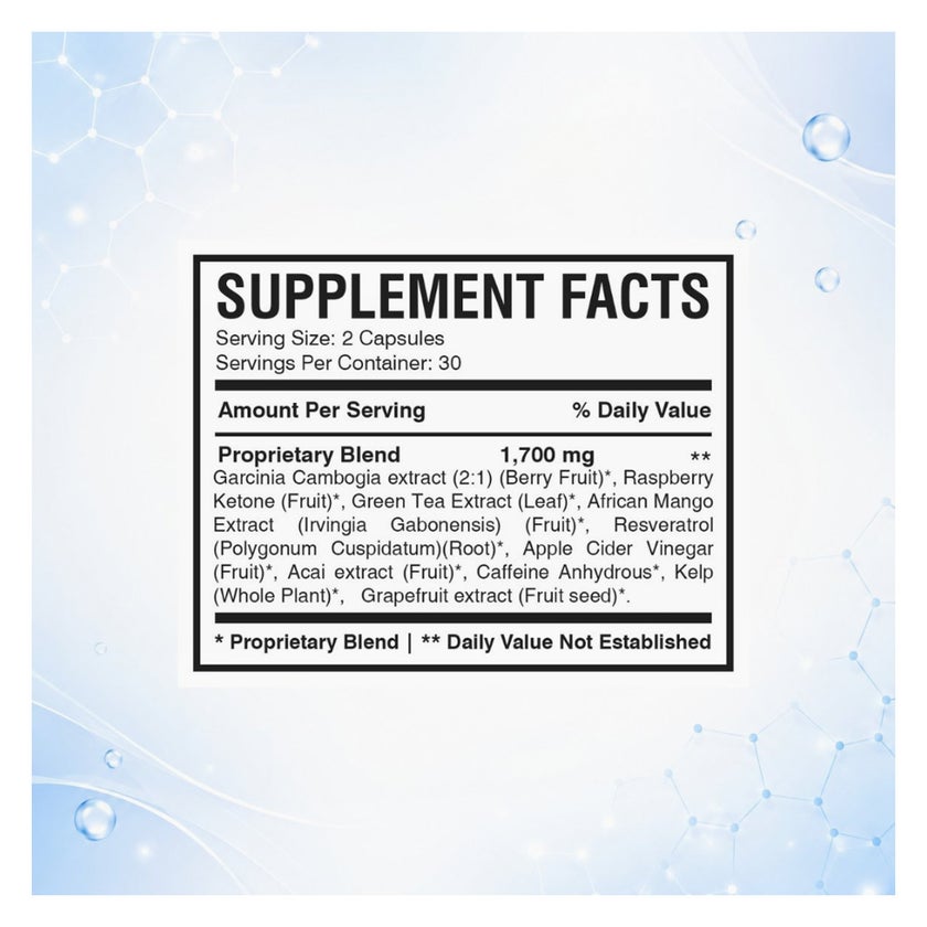 AMS Raspberry Ketone Lean Capsules, Weight Management - 60 Capsules