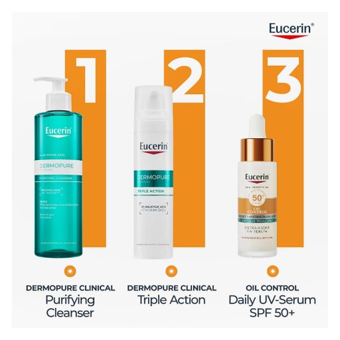 Eucerin Oil Control SPF 50+ Dry Touch Sunscreen Gel Cream 50ml