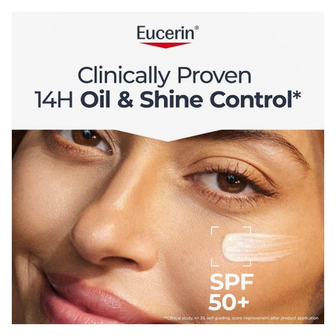 Eucerin Oil Control SPF 50+ Dry Touch Sunscreen Gel Cream 50ml