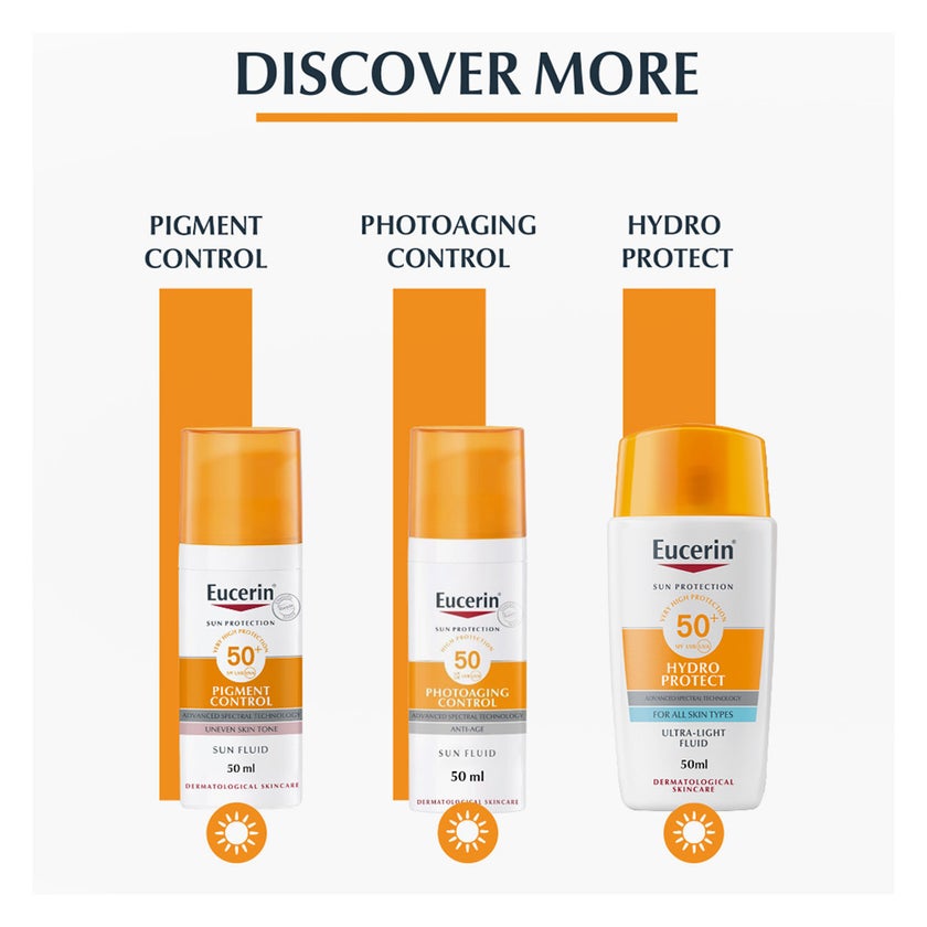 Eucerin Oil Control SPF 50+ Dry Touch Sunscreen Gel Cream 50ml
