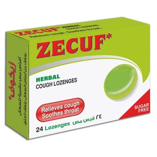 Zecuf Herbal Sugar Free Lozenges, Pack of 24's