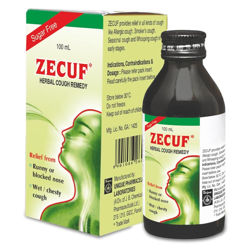 Zecuf Sugar Free Cough Syrup 100ml