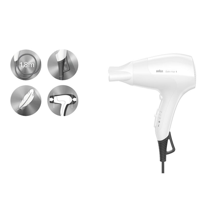 Braun Satin Hair 1 Hair Dryer HD180
