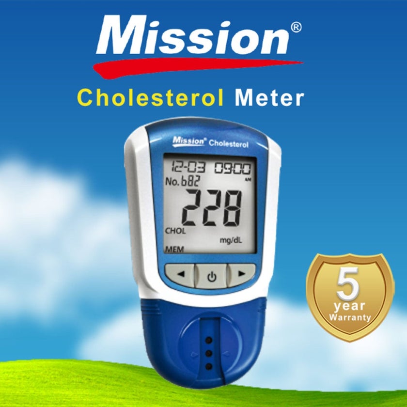 Mission Cholesterol Monitoring System 3-in-1 Combo Device