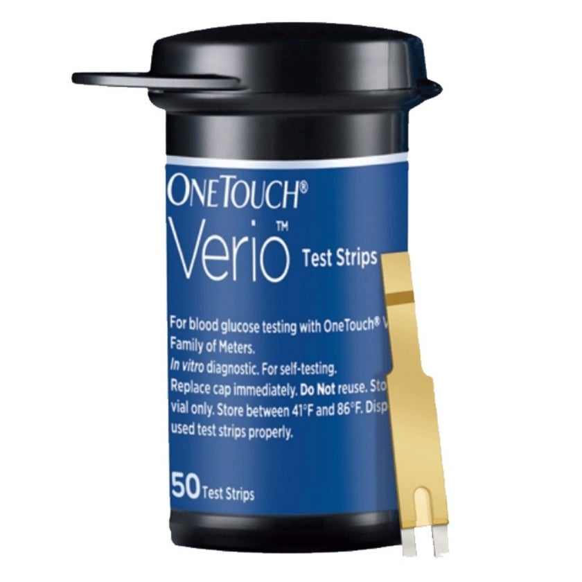OneTouch Verio Test Strips, Pack of 50's