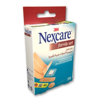 3M Nexcare Family Set Bandages, Pack of 20's