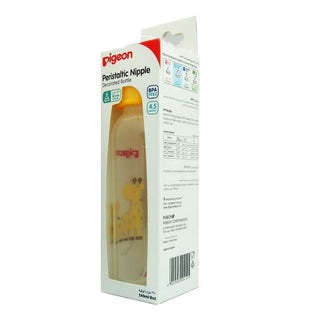 Pigeon Slim Neck Decorated Feeding Bottle 240ml - 00414
