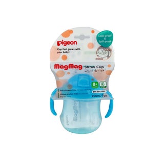 Pigeon Mag Mag Straw Cup Sky Blue 200ml