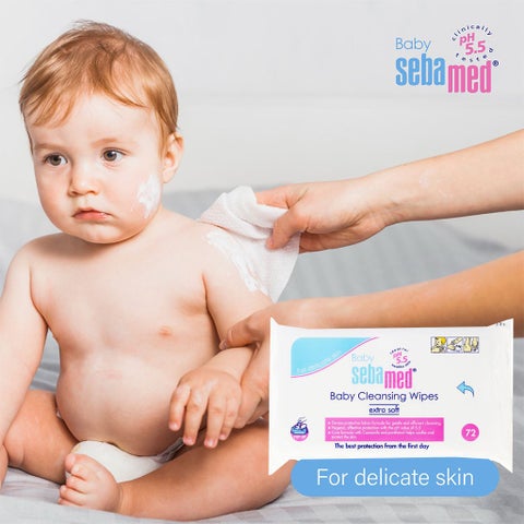 Sebamed Baby Cleansing Wet Wipes, Delicate Skin - 288 Wipes