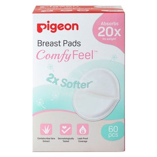 Pigeon Comfy Feel Breast Pads with Aloe Vera Extract, Pack of 60's