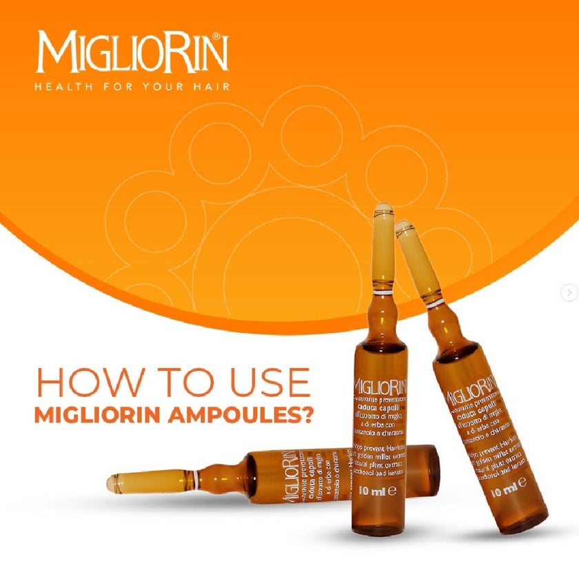 Migliorin Hair Phials 100ml, Pack of 10's