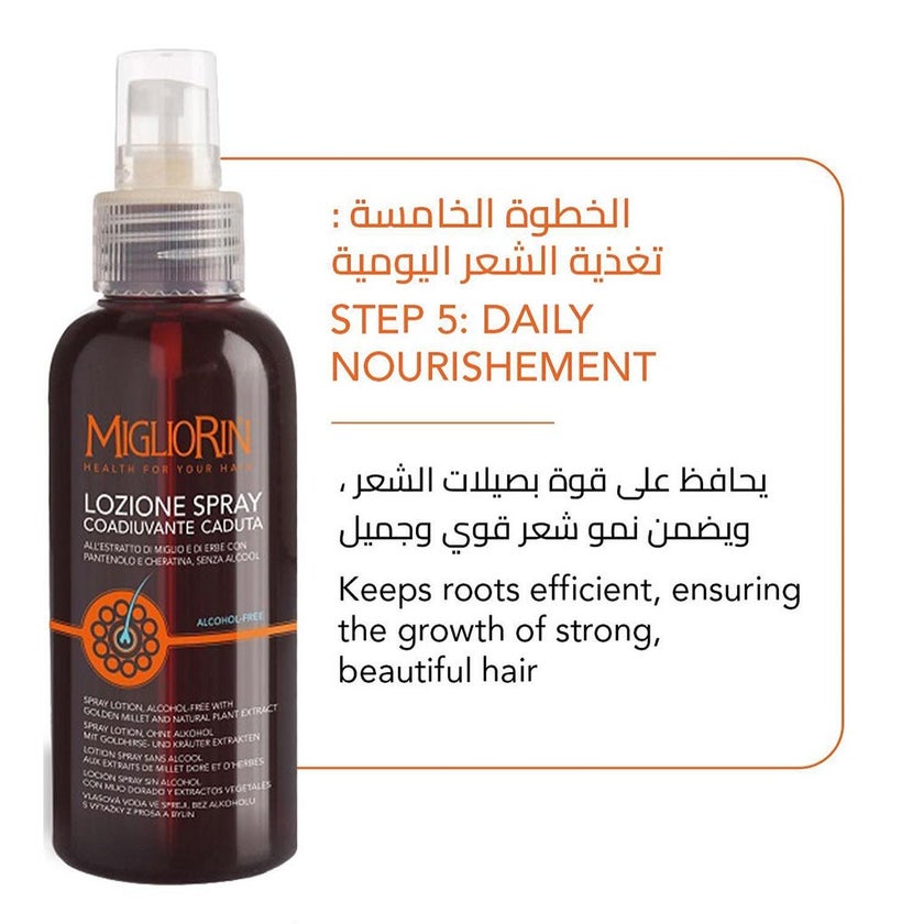 Migliorin Anti Hair Loss Spray Alcohol Free 125ML