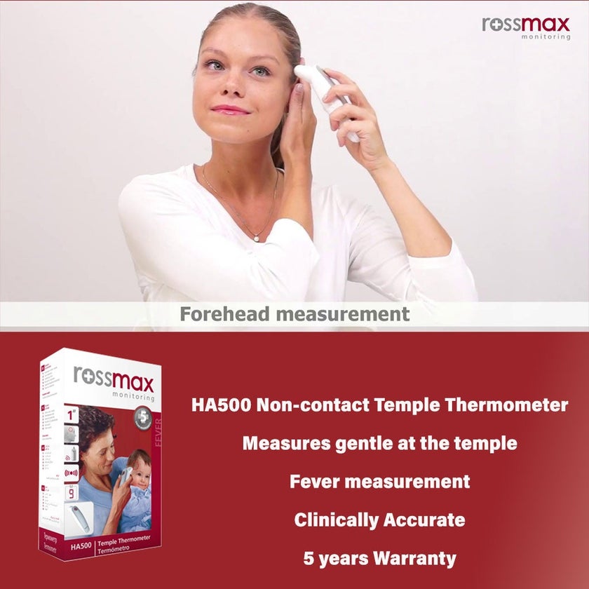 Rossmax HA500 Non-Contact Temple Thermometer