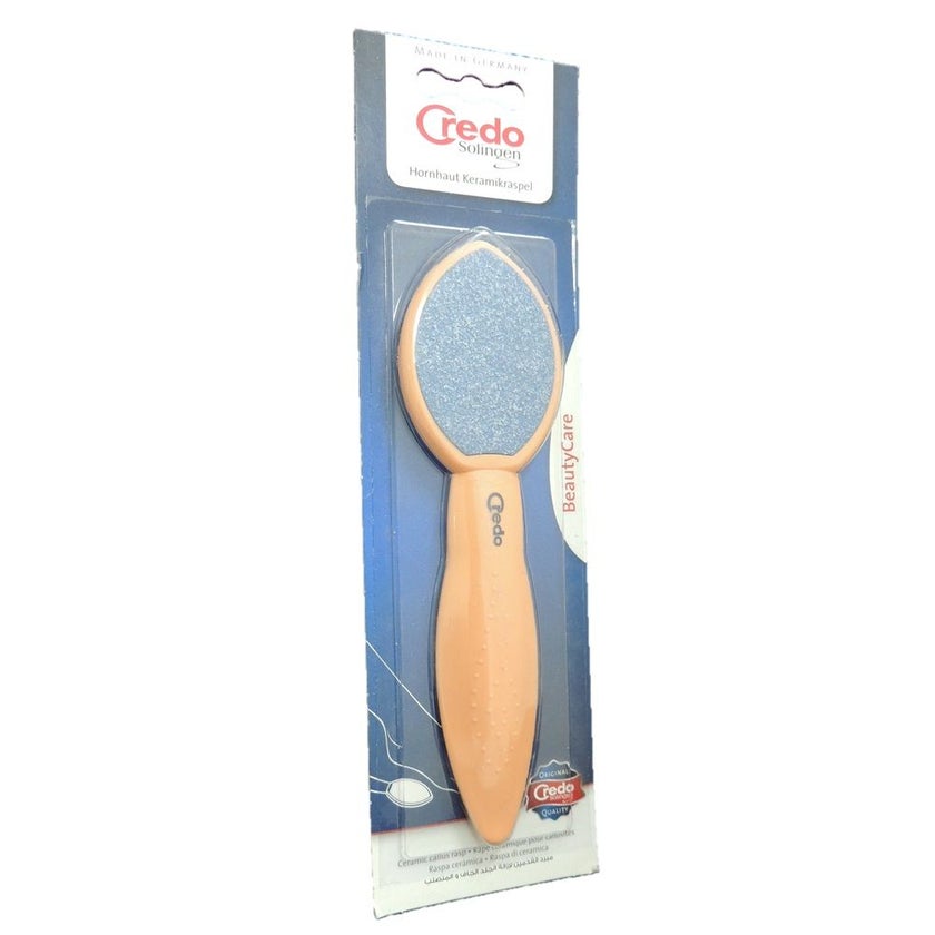Credo Solingen Ceramic Callus Rasp Apricot Blister 03910