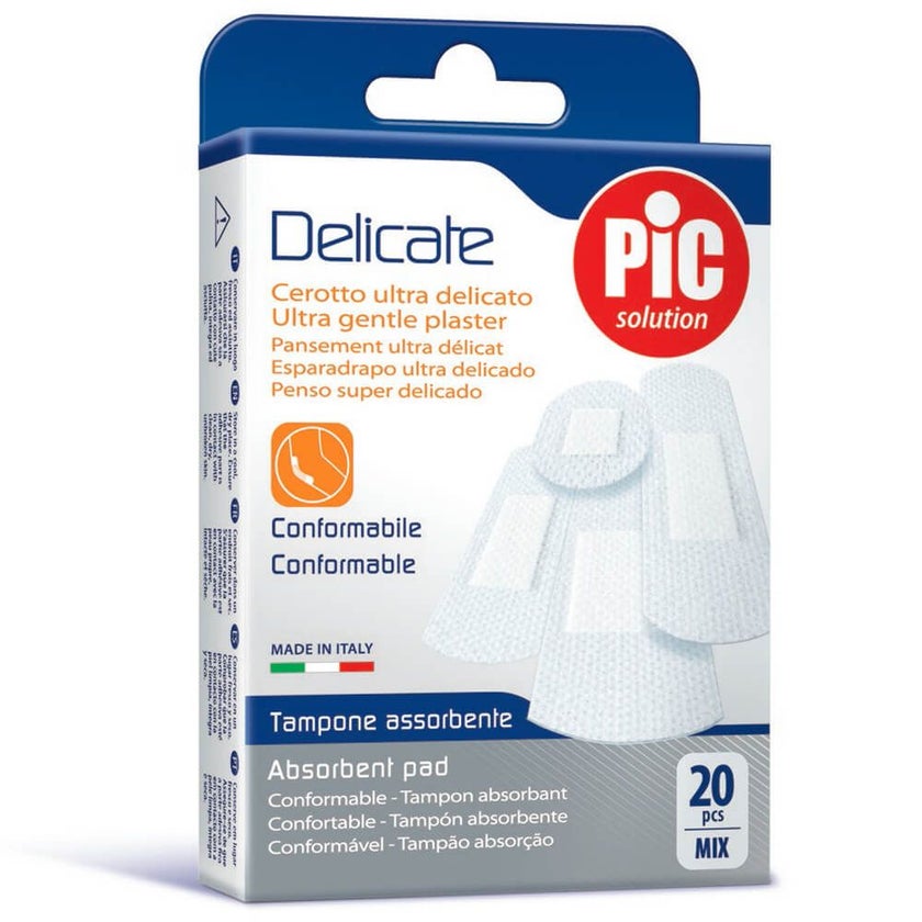 Pic Delicate Plasters Assorted, Pack of 20's