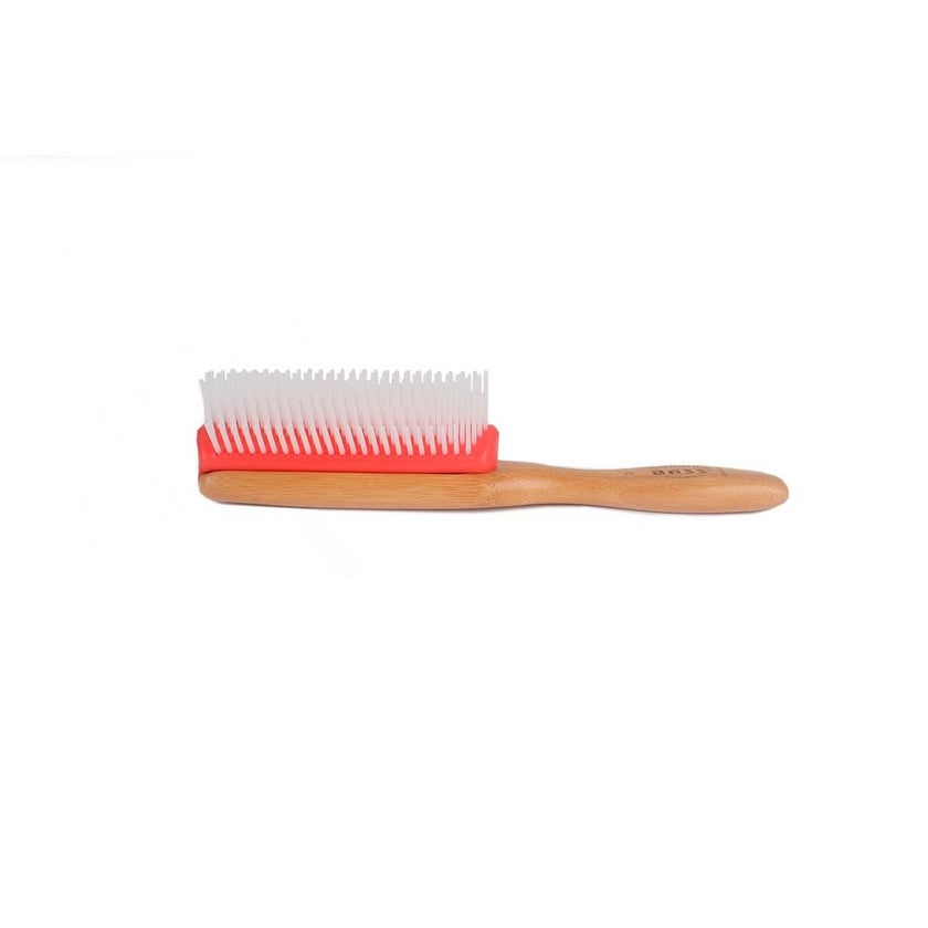 Bass 9 Row Nylon Bristles Solid Bamboo Styler Brush 201