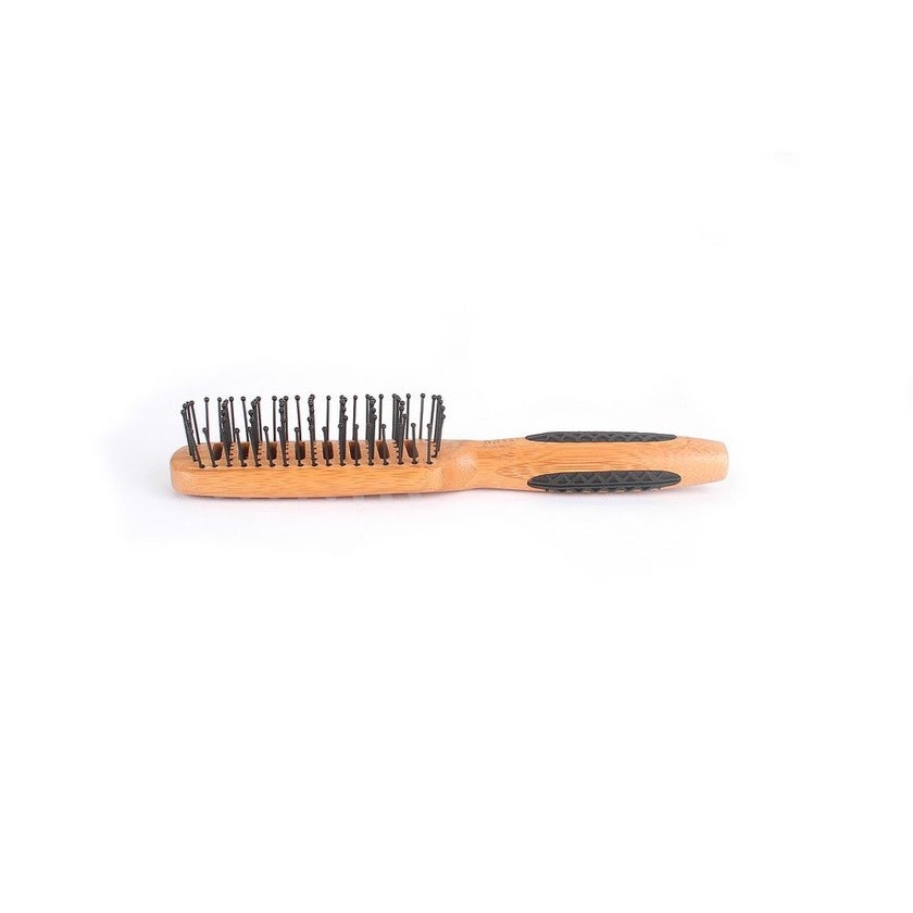 Bass Large Wood Vent Nylon Bristles Rubber Grip Brush 701