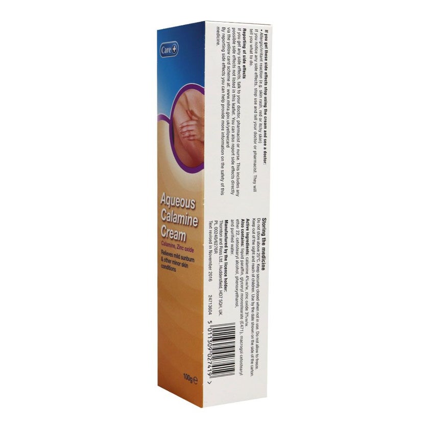 Care Aqueous Calamine Cream 100g