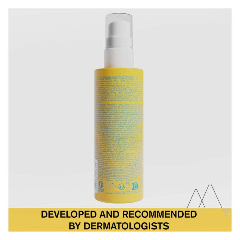 Uriage Bariesun SPF 50+ Sunscreen & Moisturizing Kids Spray For Sensitive Skin 200ml