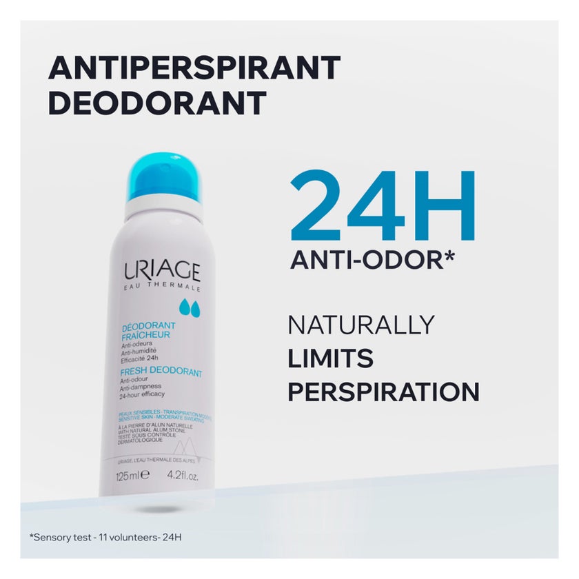 Uriage Eau Thermale Fresh Deodorant Spray - 125ml