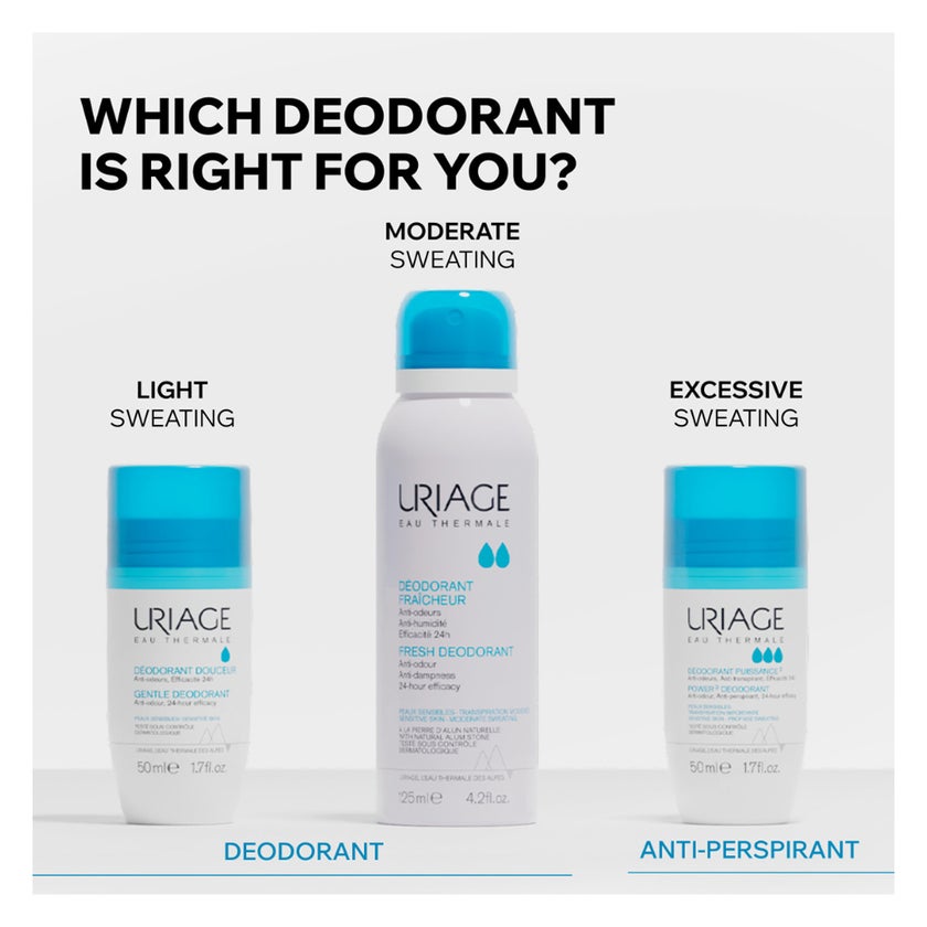 Uriage Eau Thermale Fresh Deodorant Spray - 125ml