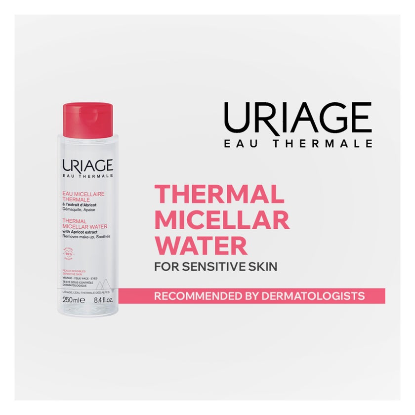 Uriage Thermal Micellar Water, Sensitive Skin - 250ml