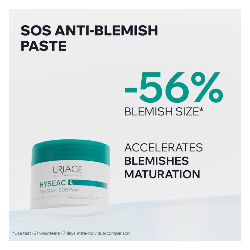 Uriage Hyseac SOS Paste, Spot Control - 15g