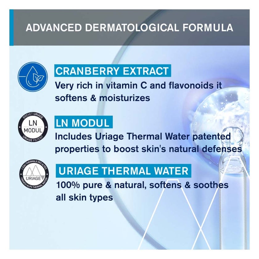 Uriage Thermal Micellar Water With Cranberry Extract For Normal To Dry Skin 250ml