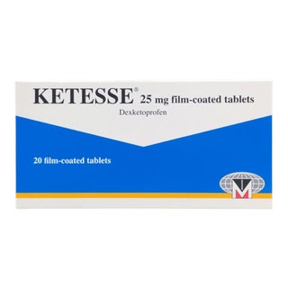 Ketesse 25mg Film Coated Tablets, Pack of 20's