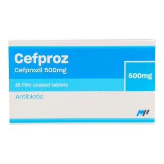 Cefproz 500mg Tablet, Pack of 15's