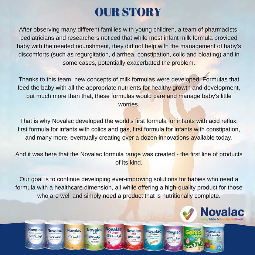 Novalac AD Anti Diarrheal Infant Milk Formula For 0 To 3 Years 600g