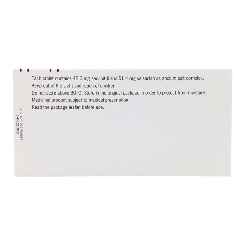 Enstro Tablet Entresto 100mg Film Coated Tablets, Pack of 28's - myAster