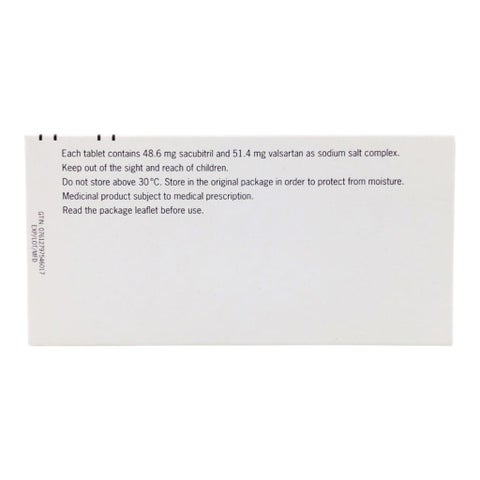 Entresto 100mg Film Coated Tablets, Pack of 28's