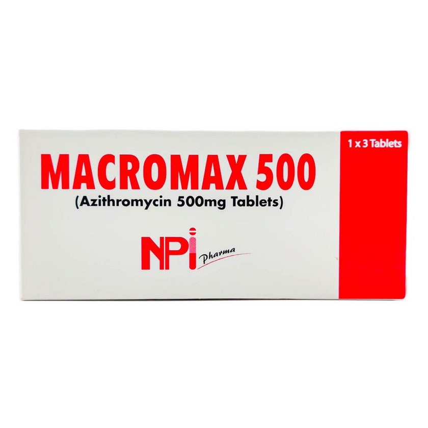 Macromax 500mg Tablets, Pack of 3's