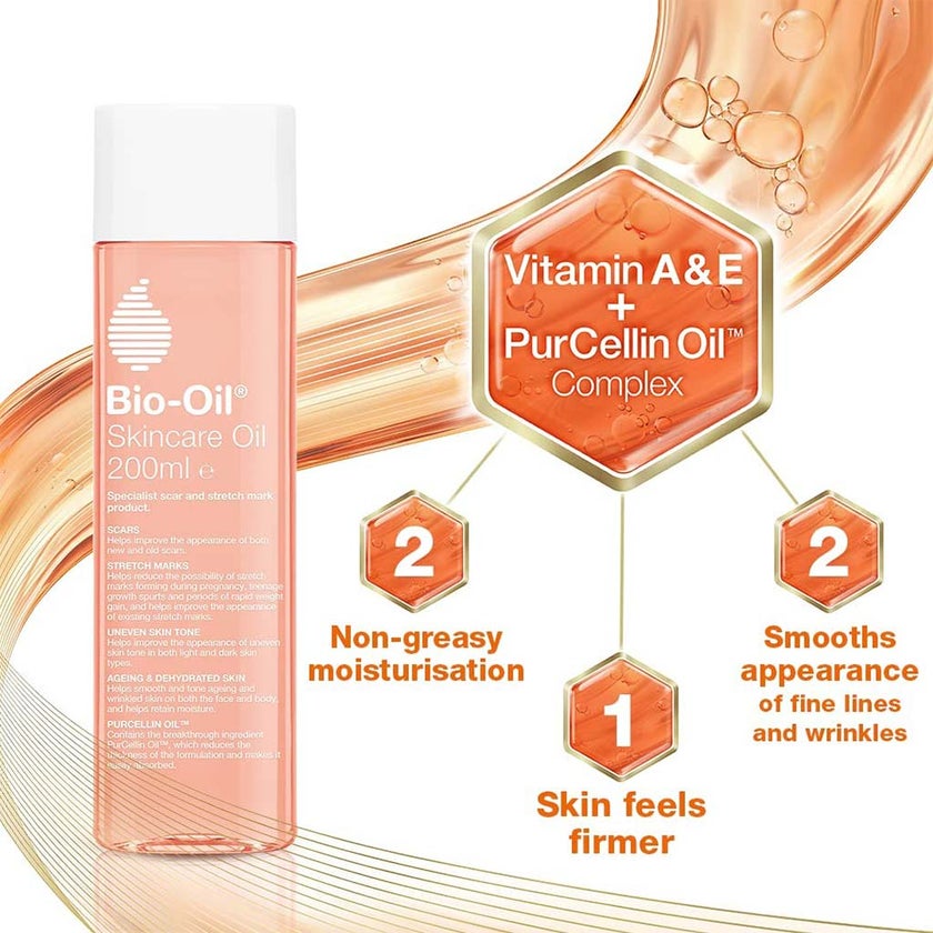 Bio-Oil Moisturising Skincare Oil For Scars & Stretch Marks 200ml