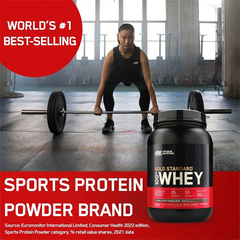 Optimum Nutrition Gold Standard 100% Whey Extreme Milk Chocolate Protein Powder 5lb