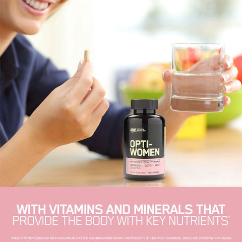 Optimum Nutrition Opti-Women Multivitamin Supplement For Active Women, Pack of 120's