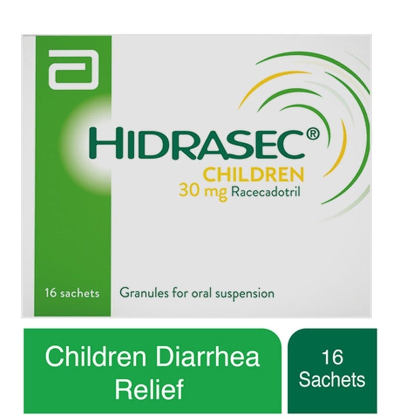 Hidrasec 30mg Children Sachets For Acute Diarrhea, Pack of 16’s