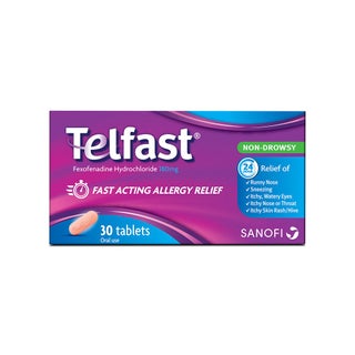Telfast 180mg Tablets, Pack of 30's