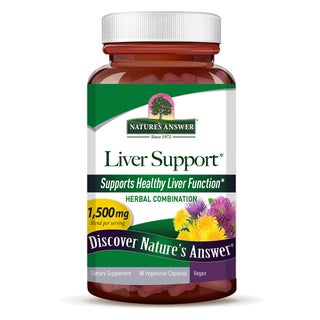 Nature's Answer Liver Support 1500mg Vegetarian Capsules With Silymarin, Pack of 90's