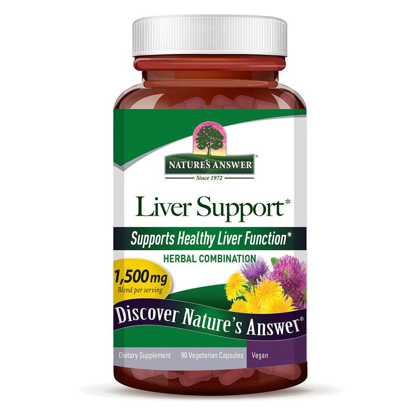 Nature's Answer Liver Support 1500mg Vegetarian Capsules With Silymarin, Pack of 90's