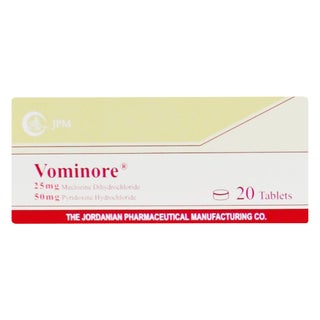 Vominore 25mg/50mg Tablets, Pack of 20's