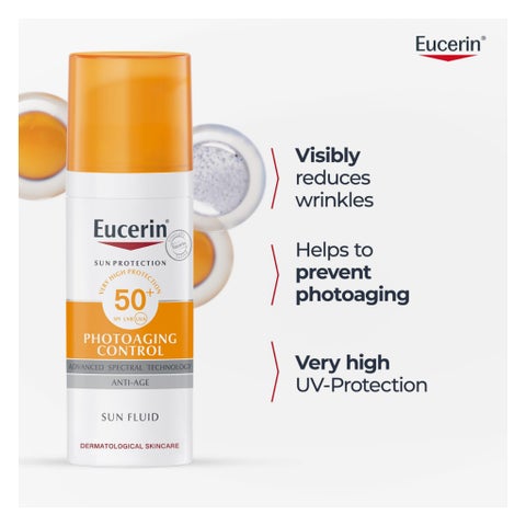 Eucerin Photo Aging Control SPF50 Anti-Age Sunscreen Fluid 50ml