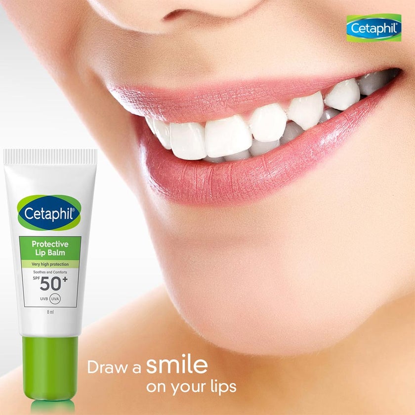 Cetaphil Protective Moisturizing Very High Protection Lip Balm With SPF 50+, Unscented, 8ml