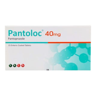 Pantoloc 40mg Tablets, Pack of 15's